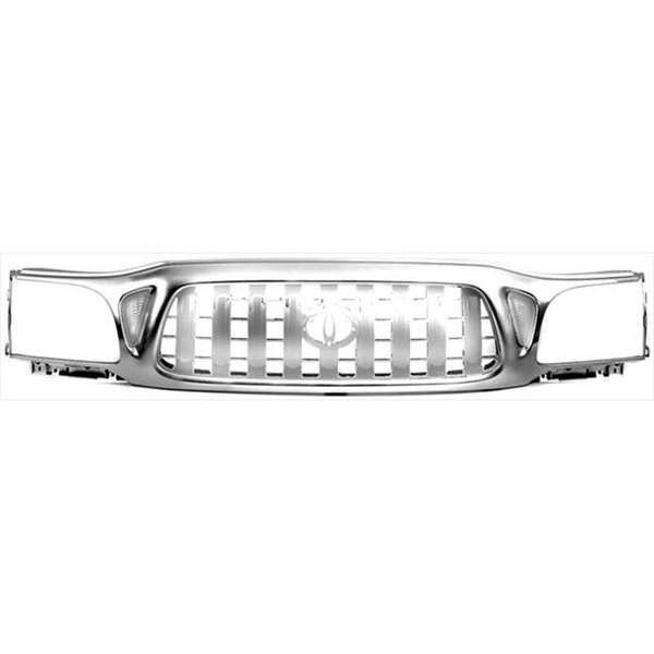 Ipcw IPCW CWG-TY4407A0C Toyota Tacoma 2001 - 2004 Grille; Custom All Chrome Chrome CWG-TY4407A0C